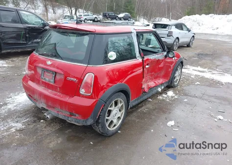 2005 Mini Cooper S z USA, uszkodzony, nr VIN WMWRE33485TG95486